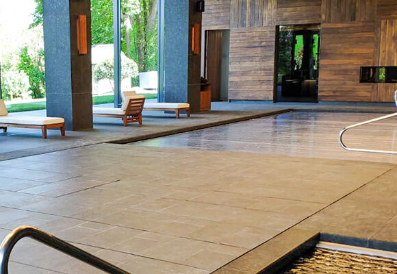 movable pool floor private pools